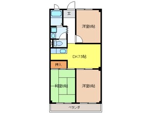 パークサイドヒバリの物件間取画像